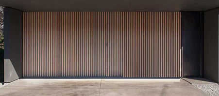 Adelago - Modern Style Custom Wood Garage Door