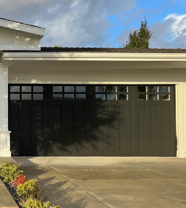 Brighton - Craftsman Style Custom Wood Garage Door