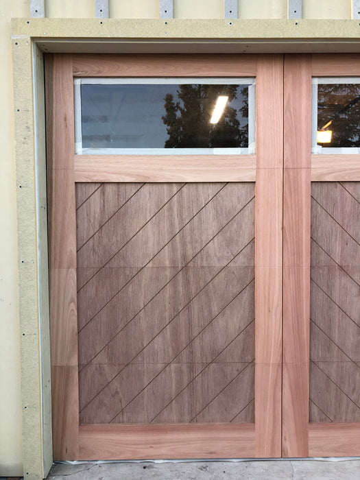 Cielo - Modern Transitional Style Custom Wood Garage Door