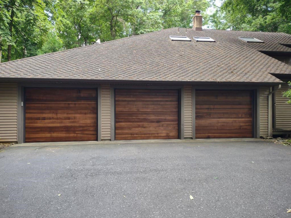 Emilio - Modern Style Custom Wood Garage Door