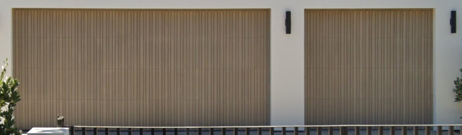 Palisades - Modern Style Custom Wood Garage Door