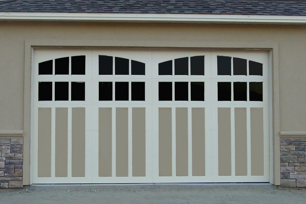 Portland - Premium Insulated Steel Garage Door with Extira Trim
