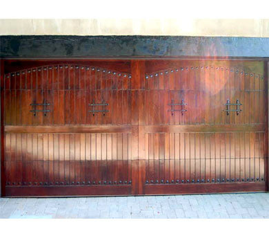 Adriano - Spanish Style Custom Wood Garage Door