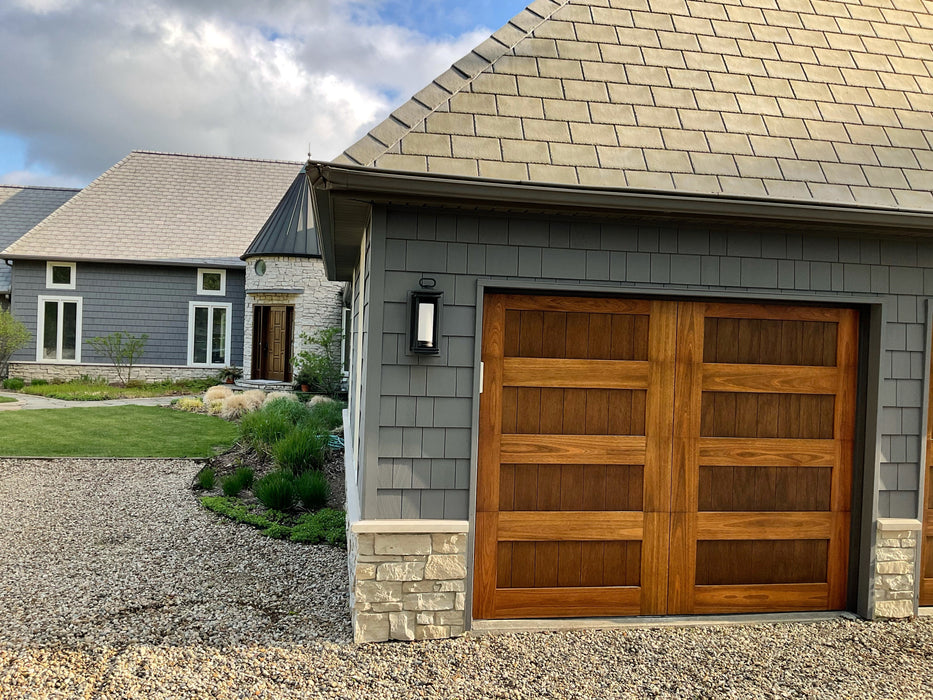 Angelo - Spanish Style Custom Wood Garage Door