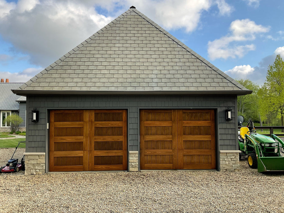 Angelo - Spanish Style Custom Wood Garage Door