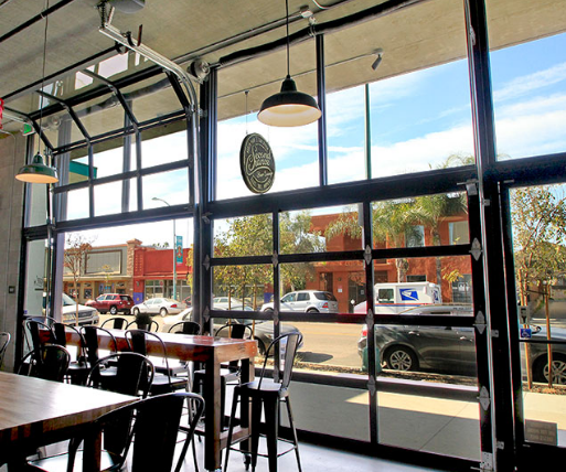 Bar & Restaurant Glass Garage Doors