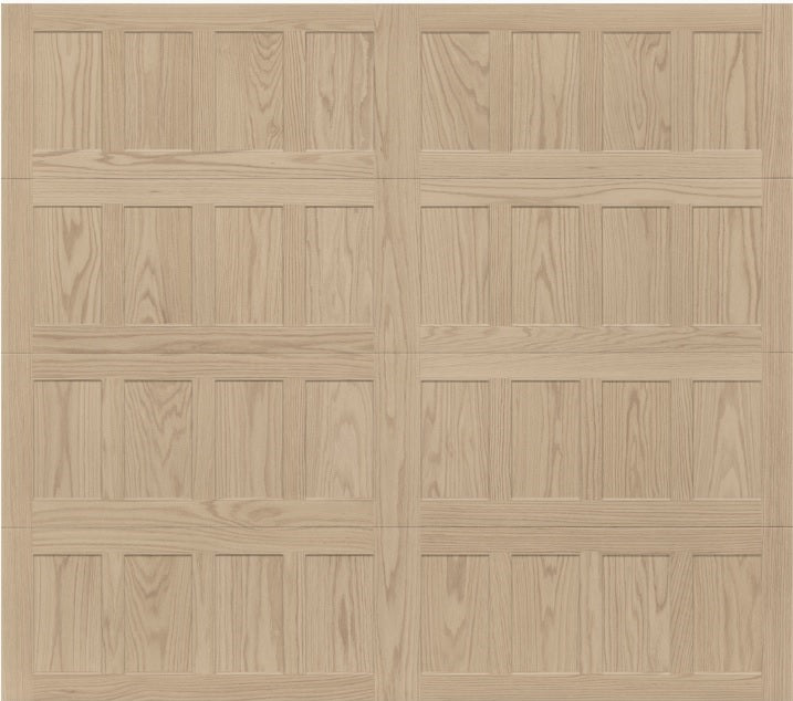 CHI Stamped Shaker Steel Garage Door Modern Design
