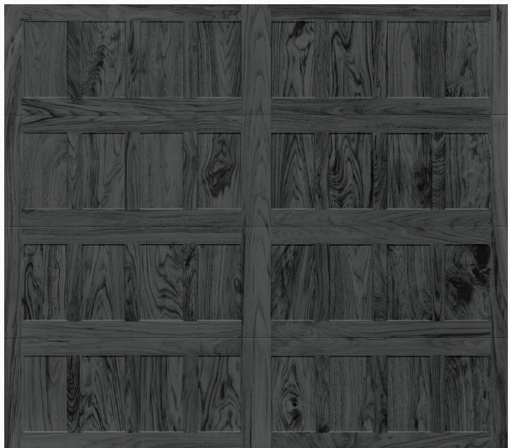 CHI Stamped Shaker Steel Garage Door Modern Design