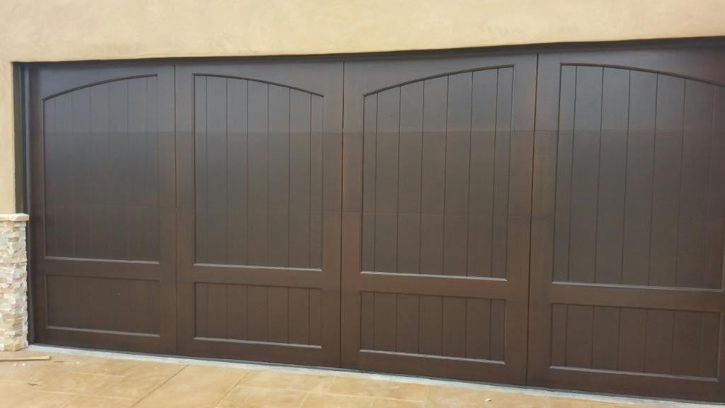 Caprice - Spanish Style Custom Wood Garage Door