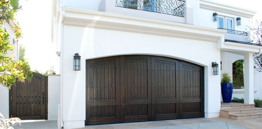 Caprice - Spanish Style Custom Wood Garage Door