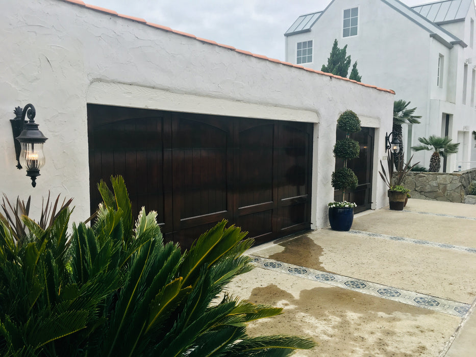 Caprice - Spanish Style Custom Wood Garage Door