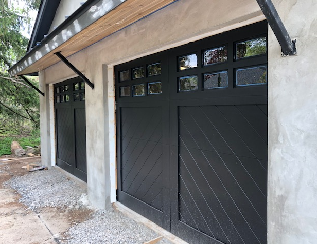 Cielo - Modern Transitional Style Custom Wood Garage Door