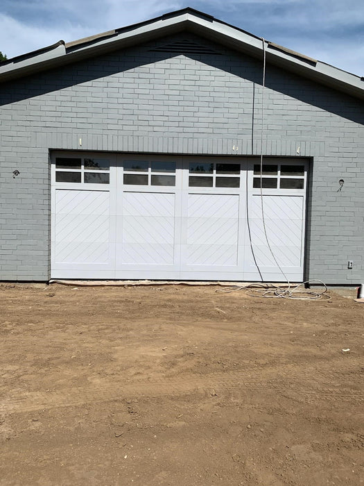 Cielo - Modern Transitional Style Custom Wood Garage Door
