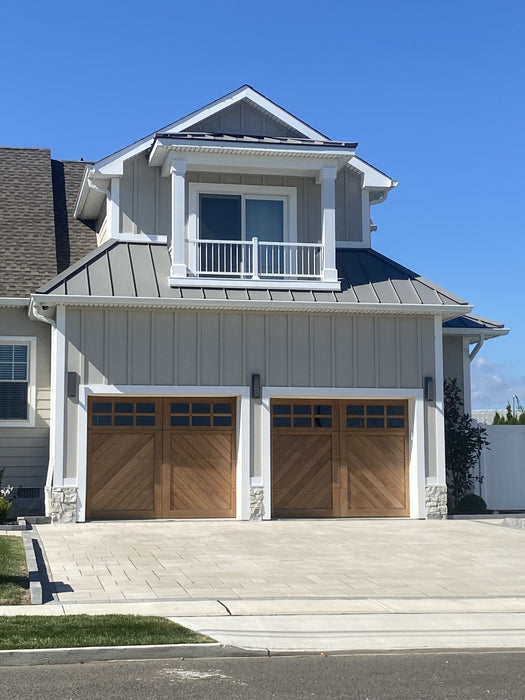 Cielo - Modern Transitional Style Custom Wood Garage Door