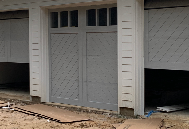 Cielo - Modern Transitional Style Custom Wood Garage Door