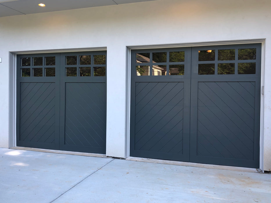 Cielo - Modern Transitional Style Custom Wood Garage Door