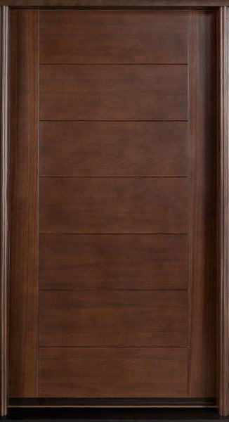 Cooper  - Modern Mahogany Wood Entry Solid Door