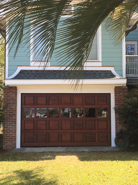 Dallas - Colonial Style Custom Wood Garage Door