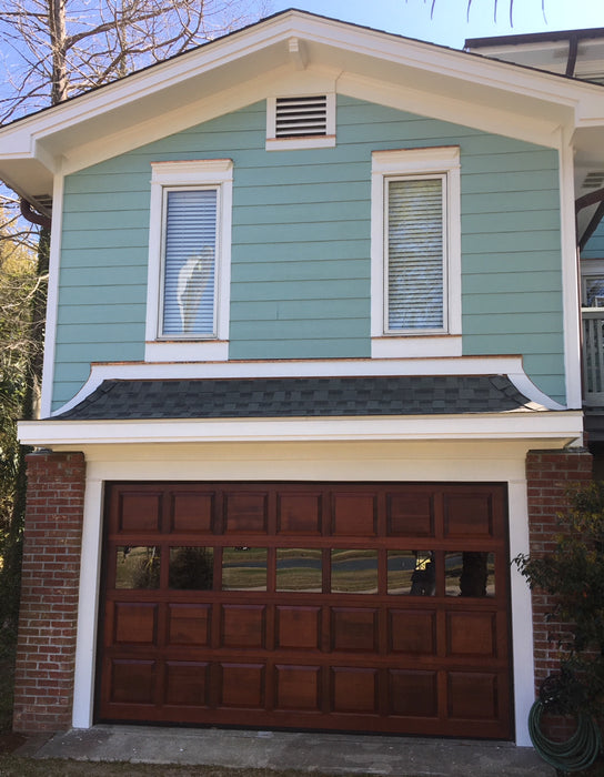 Dallas - Colonial Style Custom Wood Garage Door