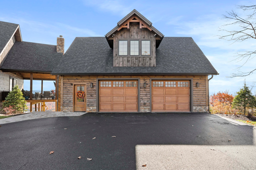 Denver - Colonial Style Custom Wood Garage Door