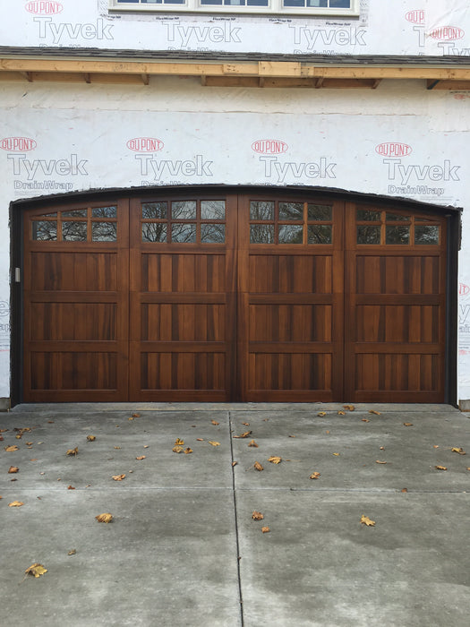 Montage - Spanish Style Custom Wood Garage Door