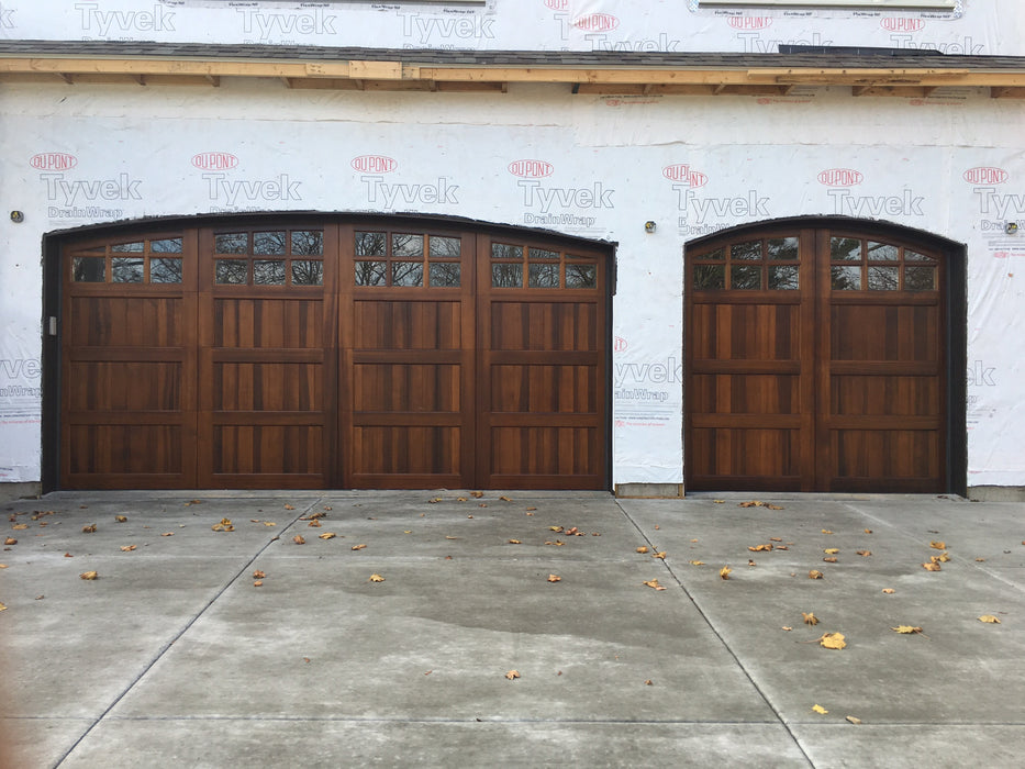 Montage - Spanish Style Custom Wood Garage Door