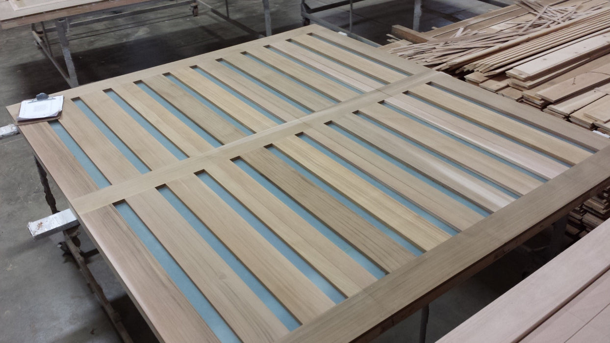 Elena - Modern Style Custom Wood Garage Door