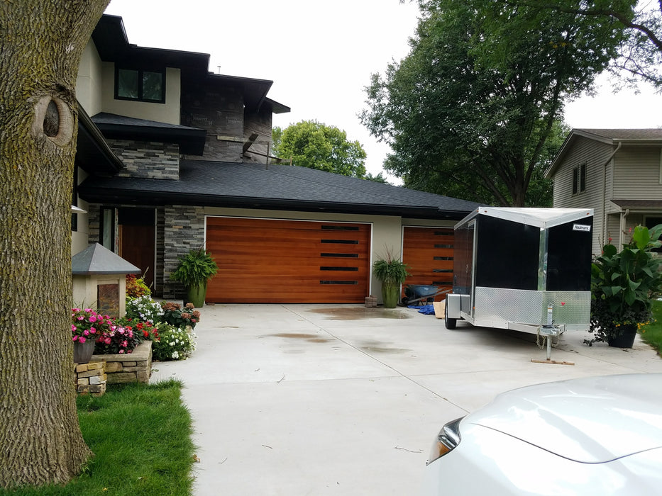 Emilio - Modern Style Custom Wood Garage Door