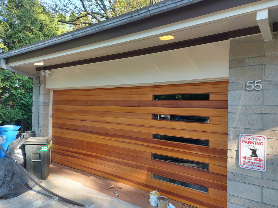Emilio - Modern Style Custom Wood Garage Door