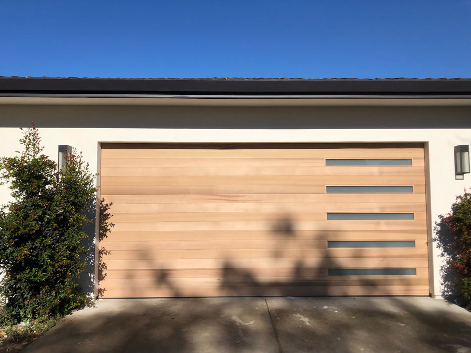 Emilio - Modern Style Custom Wood Garage Door