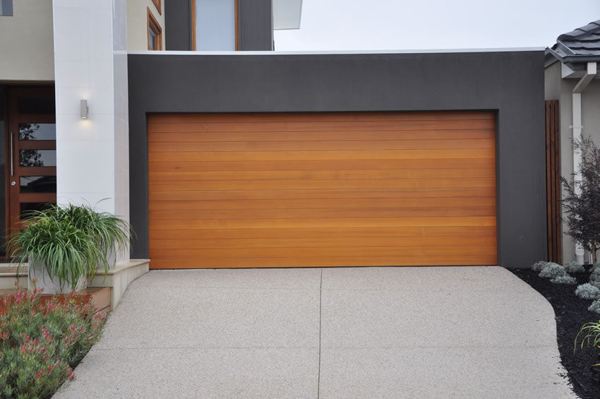 Emilio - Modern Style Custom Wood Garage Door
