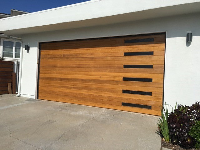 Emilio - Modern Style Custom Wood Garage Door