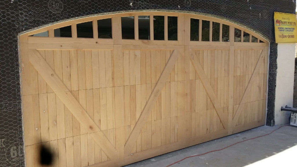 Fabienne - Barn Style Custom Wood Garage Door