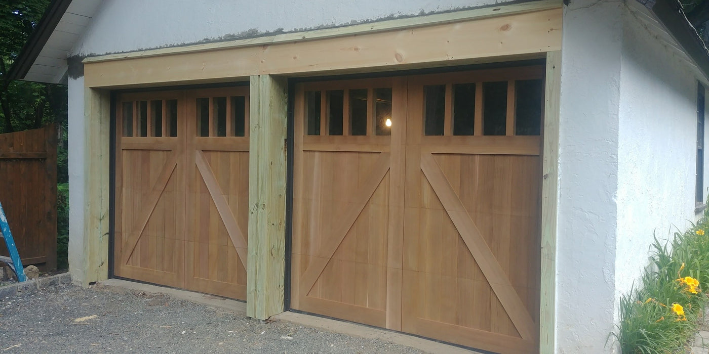 Fabienne - Barn Style Custom Wood Garage Door