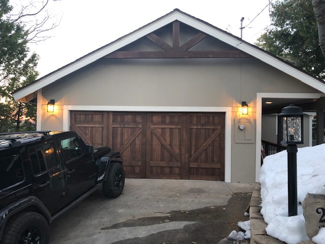 Alpine - Barn Style Custom Wood Garage Door