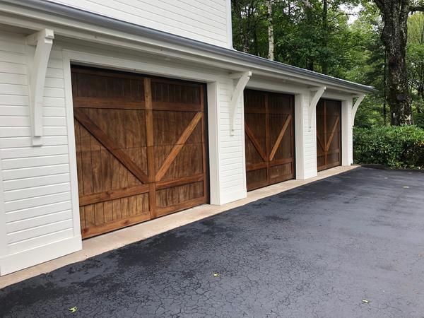 Alpine - Barn Style Custom Wood Garage Door