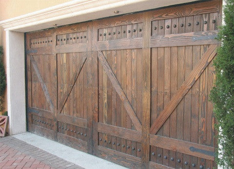 Alpine - Barn Style Custom Wood Garage Door