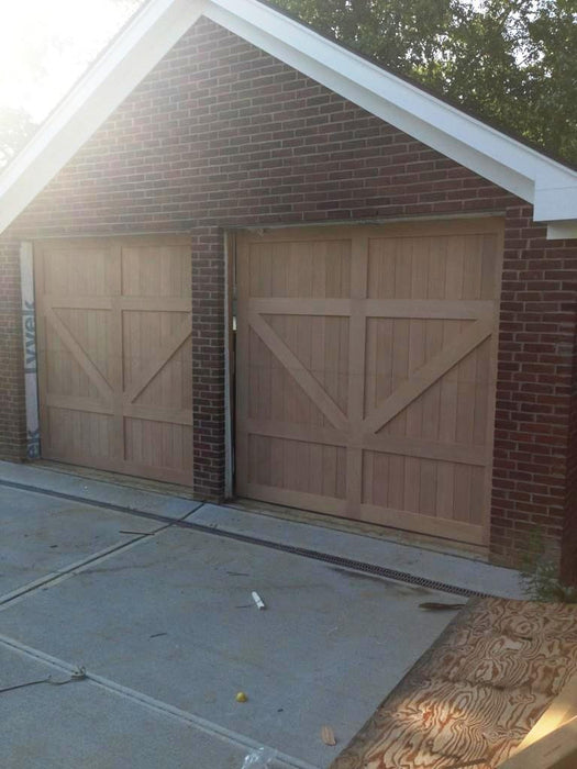 Alpine - Barn Style Custom Wood Garage Door