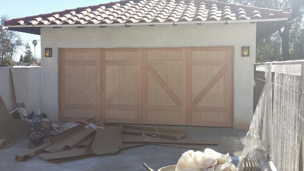 Alpine - Barn Style Custom Wood Garage Door