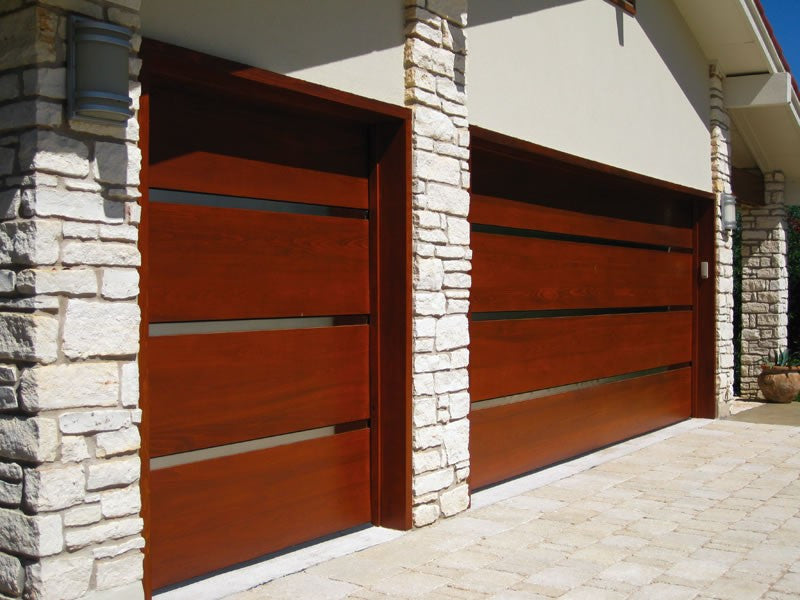 Genesis - Modern Style Custom Wood Garage Door