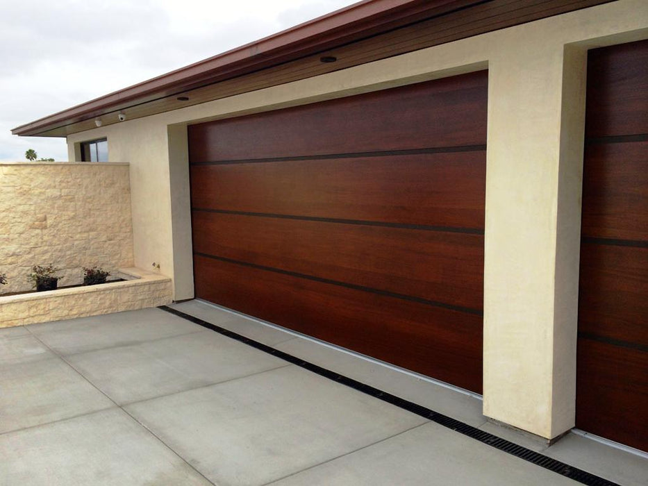 Genesis - Modern Style Custom Wood Garage Door