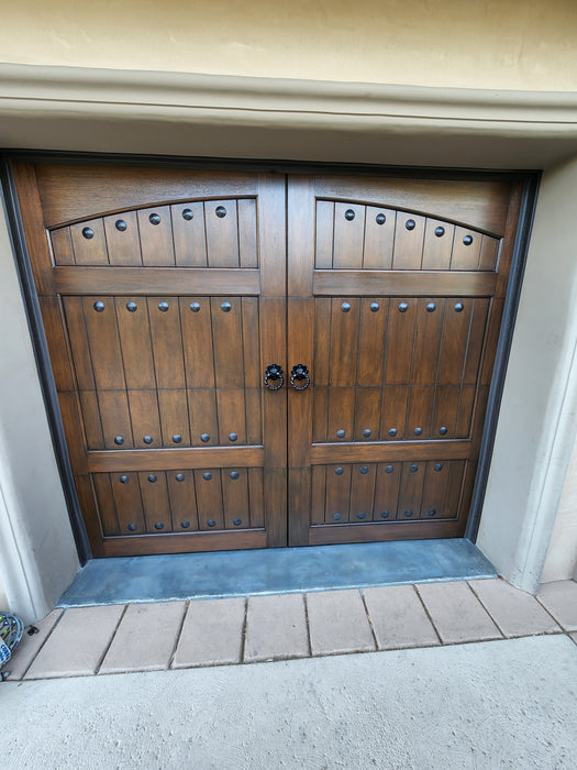 Lafayette - Spanish Style Custom Wood Garage Door
