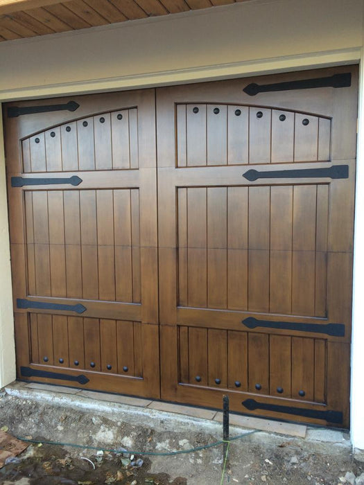 Lafayette - Spanish Style Custom Wood Garage Door