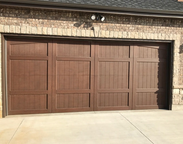 Lafayette - Spanish Style Custom Wood Garage Door