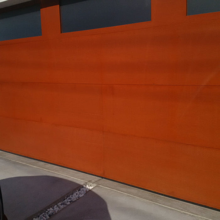 Lucas - Modern Flush Style Custom Wood Garage Door