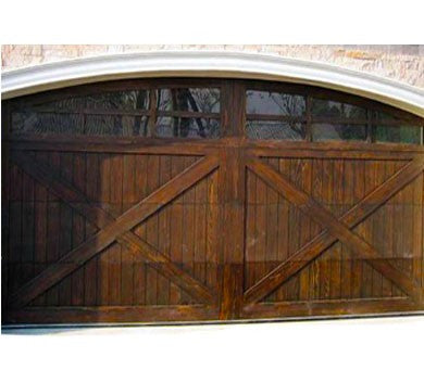 Luciano - Barn Style Custom Wood Garage Door