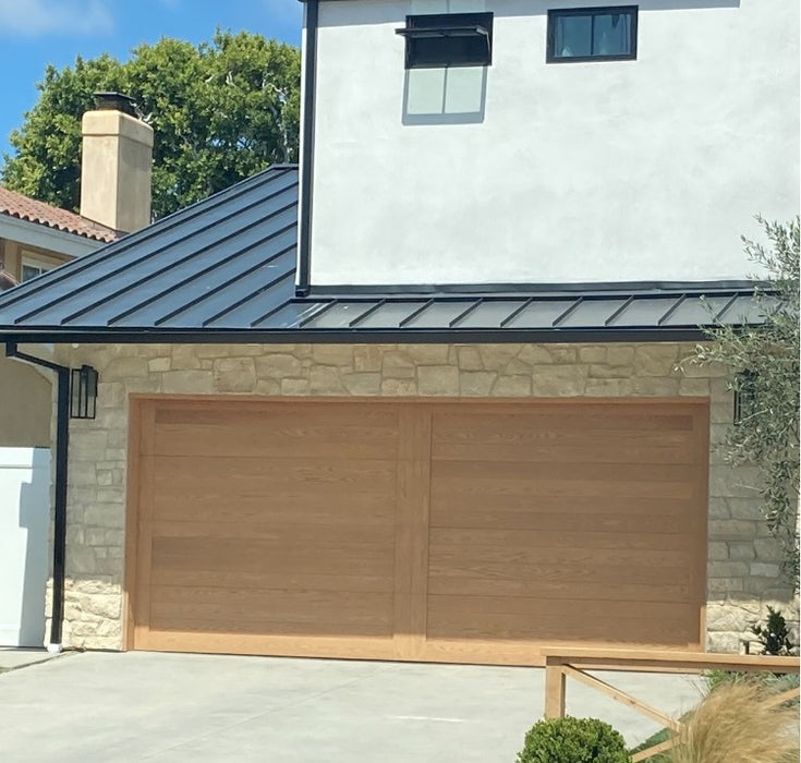 Maldives - Modern Style Custom Wood Garage Door