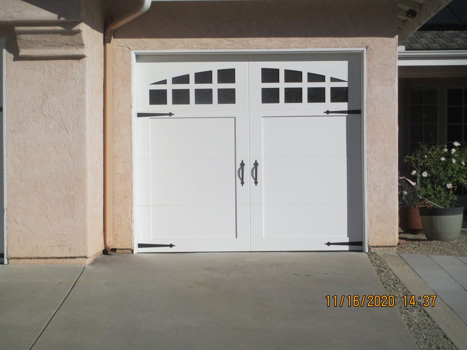 Malibu - Craftsman Style Custom Wood Garage Door