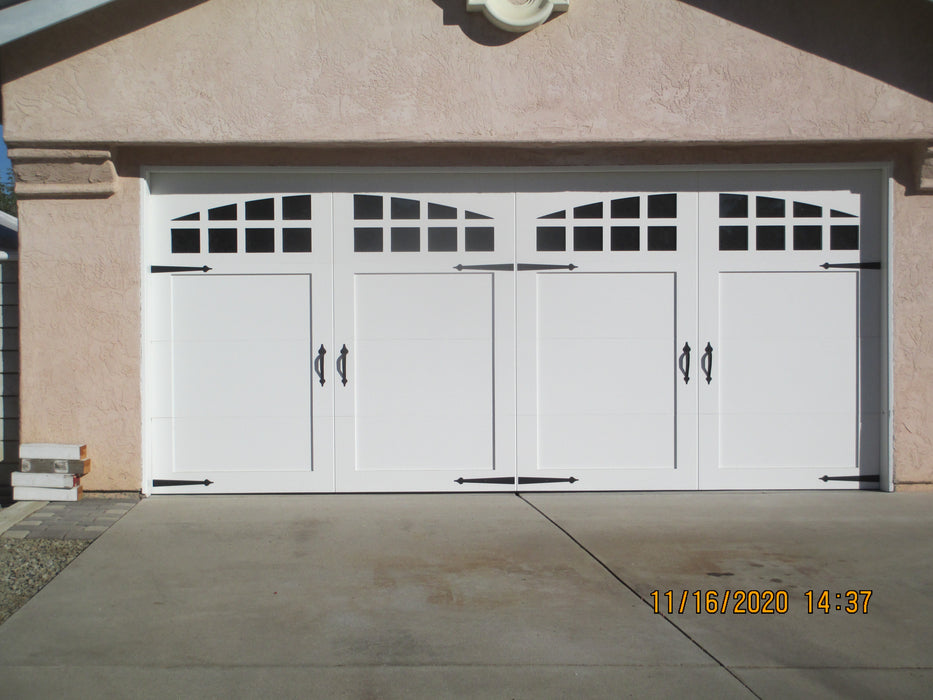 Malibu - Craftsman Style Custom Wood Garage Door