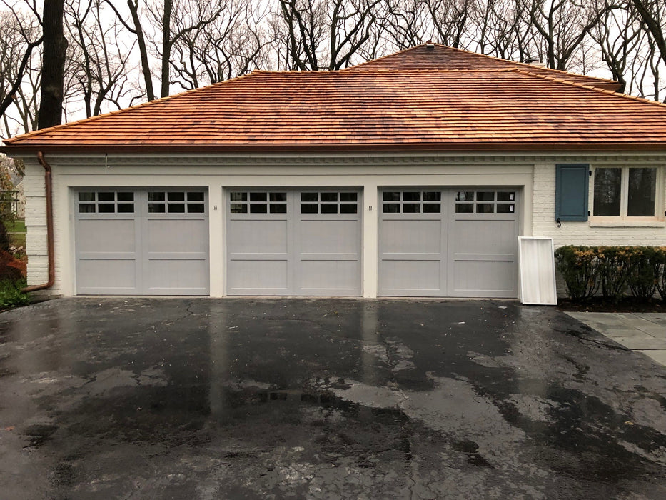 Montage - Spanish Style Custom Wood Garage Door